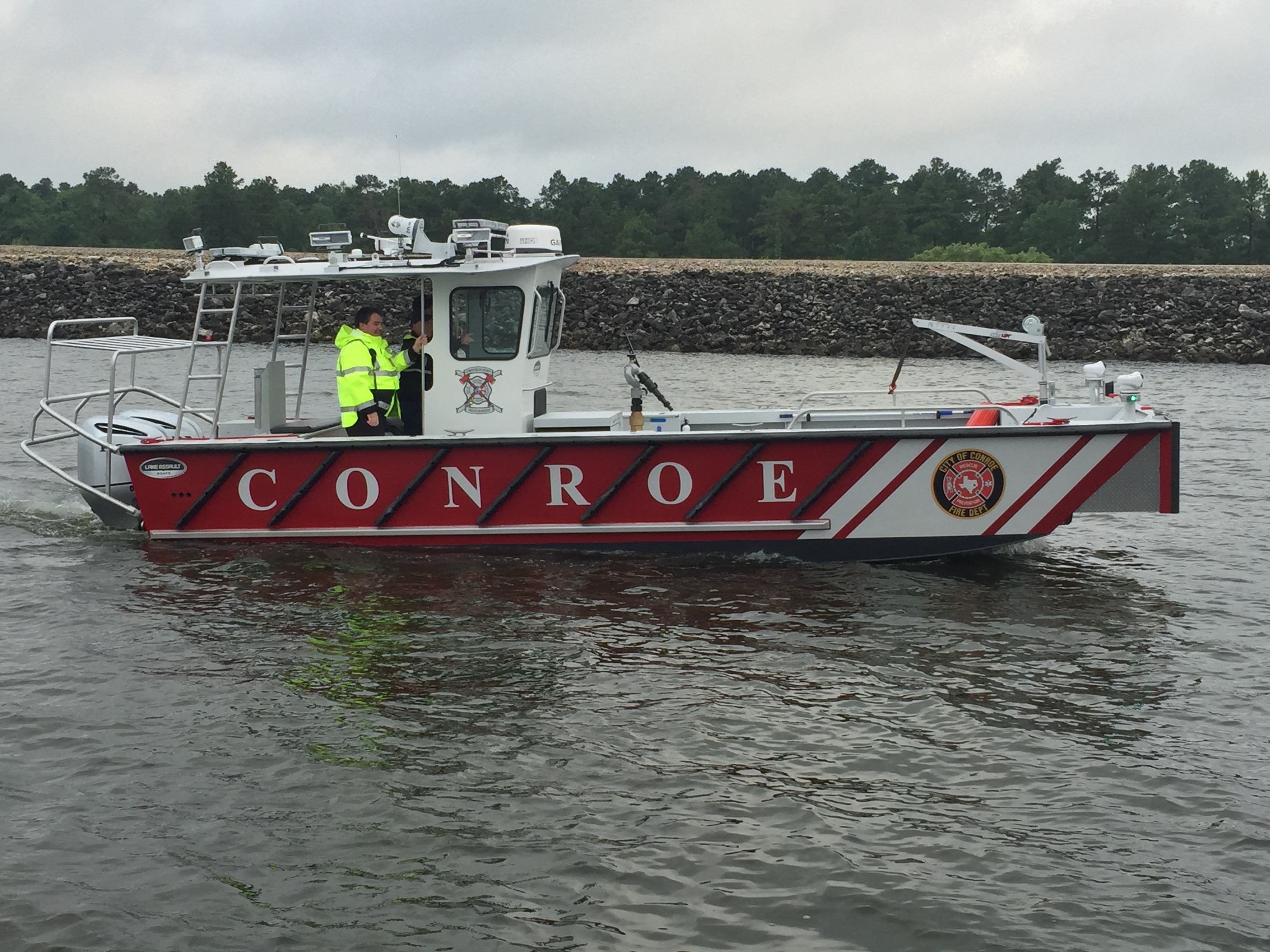 Fire Boat-City of Conroe-LakeAssault